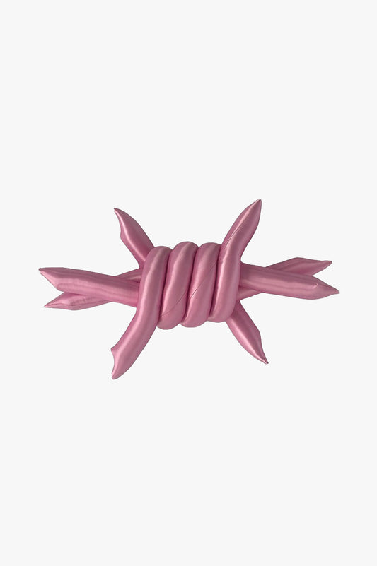 Shy Talaga Petite 'Barb' Pillow in Baby Pink