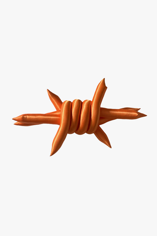 Shy Talaga Petite 'Barb' Pillow in Orange