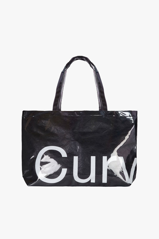 Curves 'Tyvek' Large Tote in Black