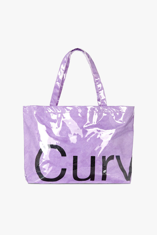 Curves 'Tyvek' Large Tote in Lavender