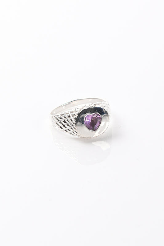 27mollys 'Heart' Ring With Pink Sapphire