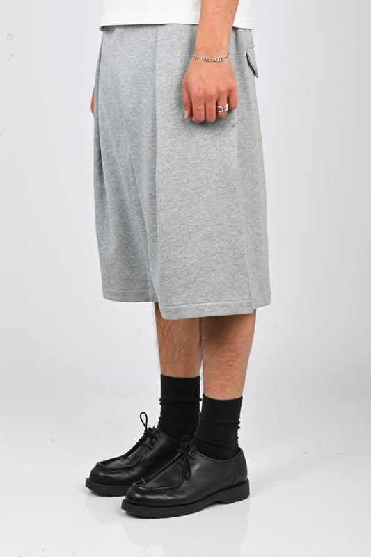 Checks 'Hakama' Shorts in Athletic Grey
