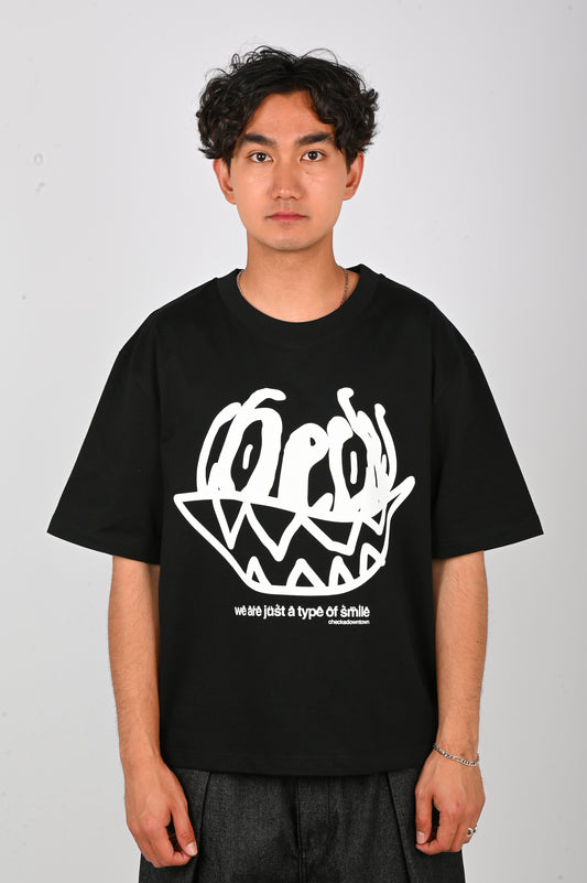 Checks 'Smile' Tee