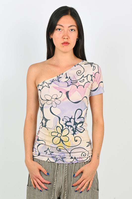 Arthur 'Asymmetric' Tee in Fantasy