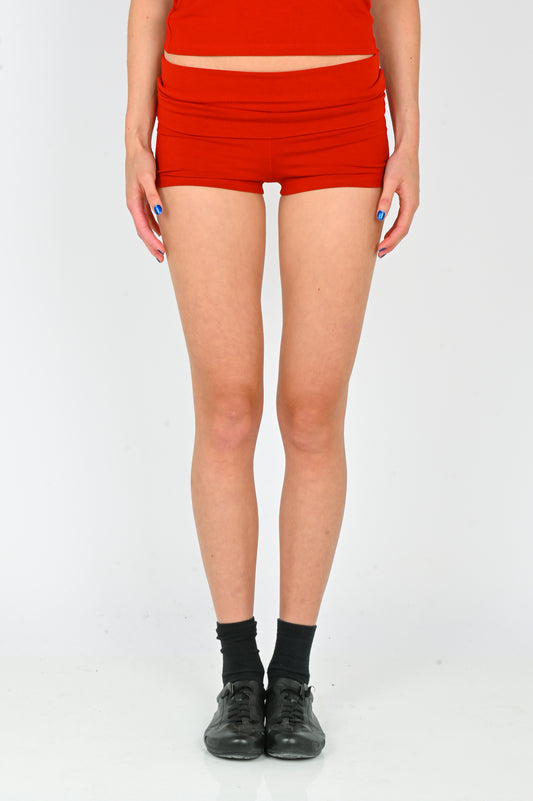 Arthur Baby Short in Crimson