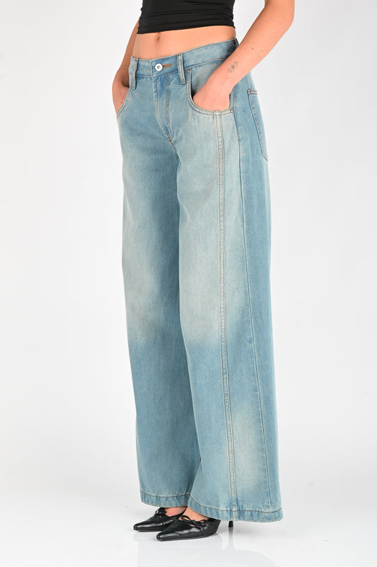 Arthur Straight Leg Jean in Vintage Blue