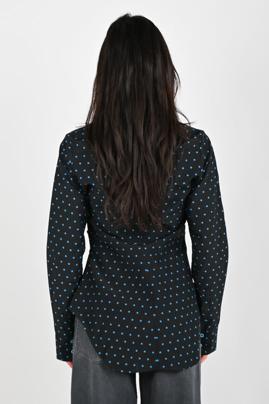 Arthur 'Ruffle' Blouse in Starry Night