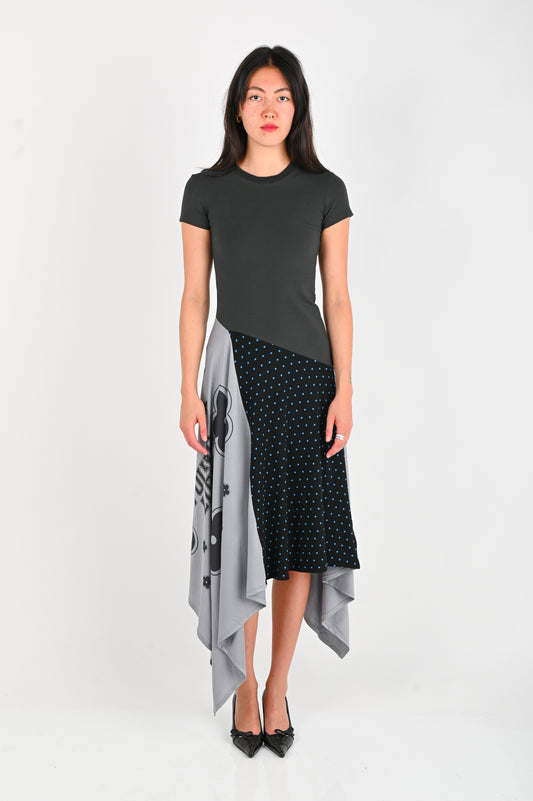 Arthur 'T-Shirt' Drape Dress