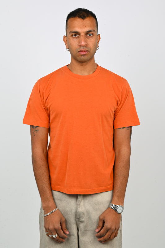 Beach Brains 'Tide' Tee in Orange