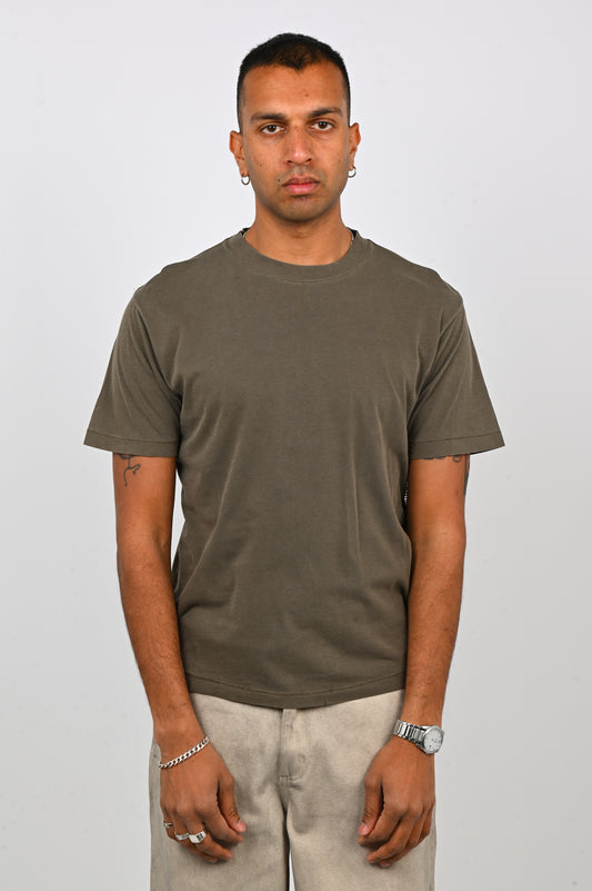 Beach Brains 'Tide' Tee in Brown