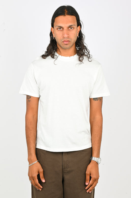 Beach Brains 'Tide' Tee in Crisp White