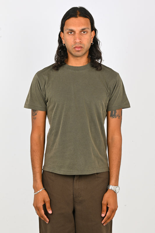 Beach Brains 'Tide' Tee in Fatigue