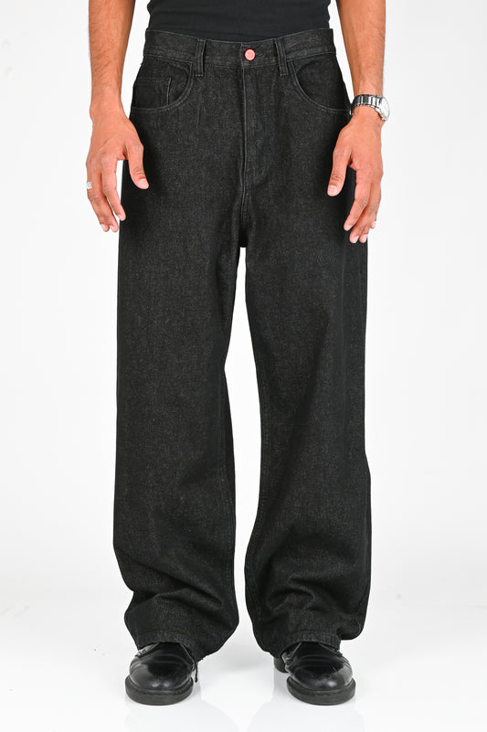 BeWider 'Super Loose' Jeans in Washed Black