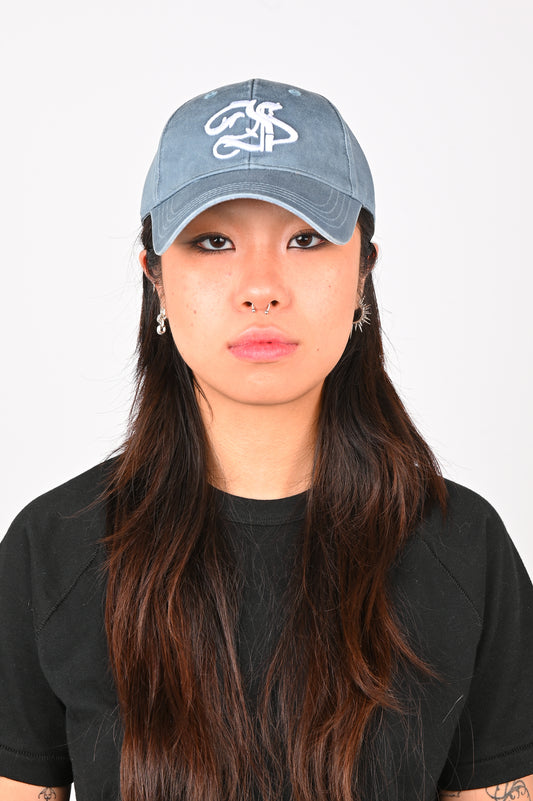 Skyline 'Insignia' Baseball Cap in Sky Blue