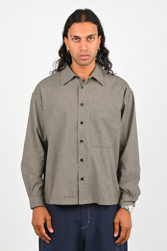 Candice 'Cooper' Oxford Shirt in Dark