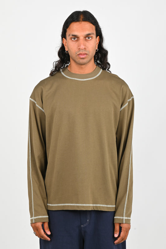 Candice 'East' LS Tee in Sage