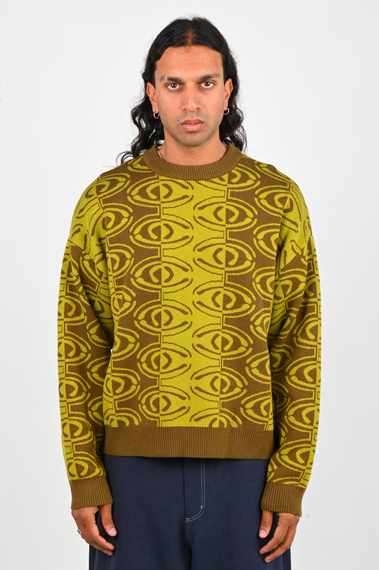 Candice 'Westgarth' Knit Sweater in Green