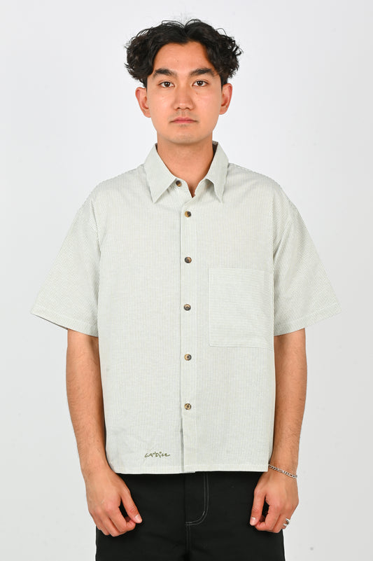 Candice 'Entree' Oxford Shirt in Green