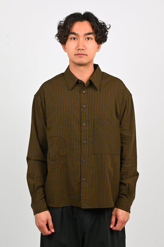Candice 'Smith' Shirt in Brown