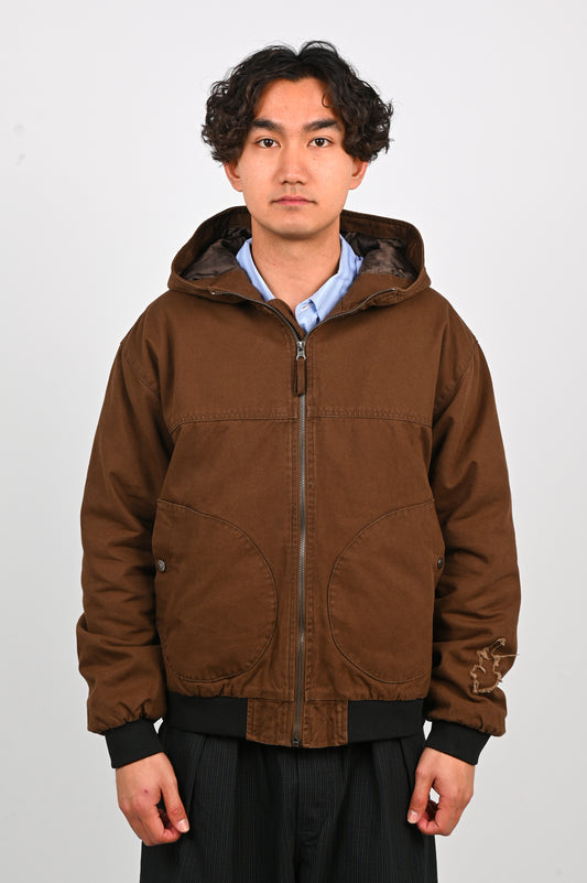 Candice 'Woodlea' Hooded Jacket in Brown