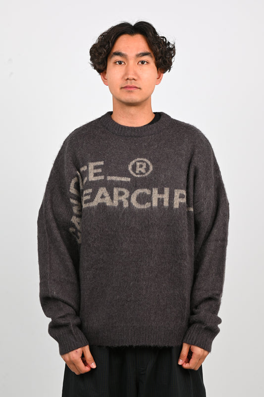 Candice 'Research' Mohair Sweater in Grey