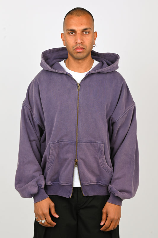 Checks Downtown Lark Zip Hoodie in Purple