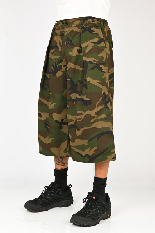 Checks 'Hakama' Shorts V2 Woodland Camo