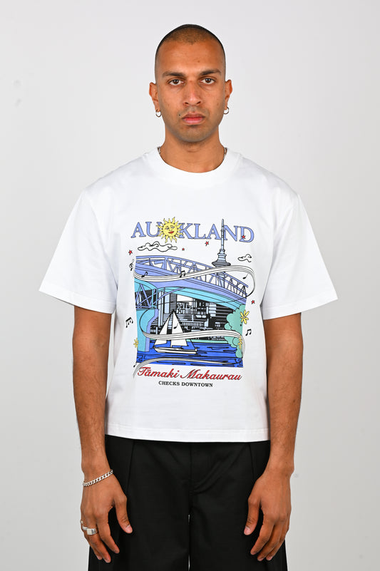 Checks Downtown 'City of Sails' Tee in White