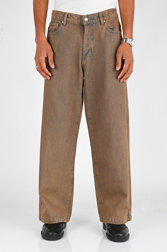 Checks 'Roots' Jeans in Brown