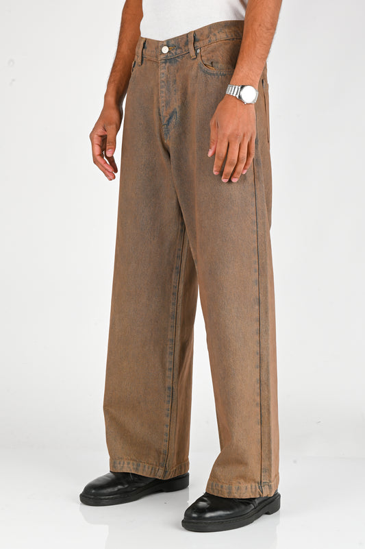 Checks 'Roots' Jeans in Brown