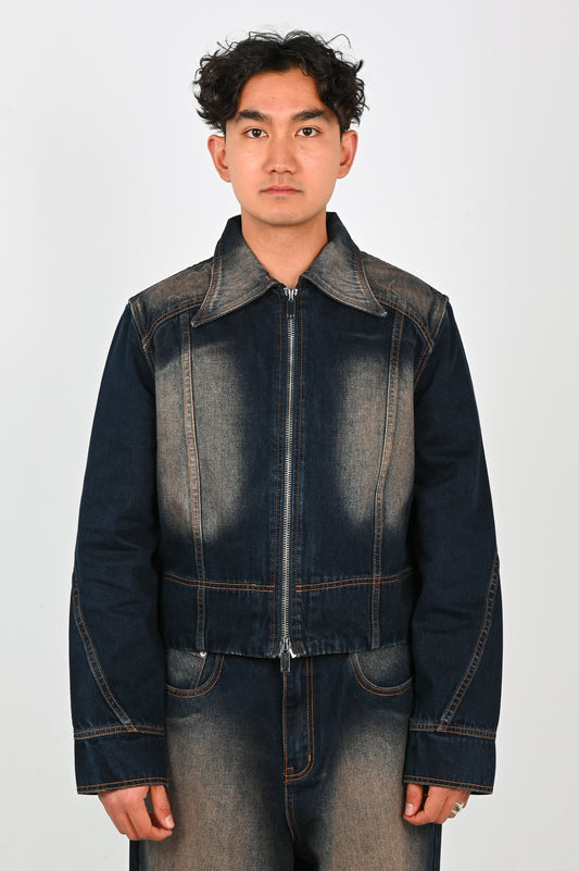 KOURH 'Harpoon' Jacket in Indigo