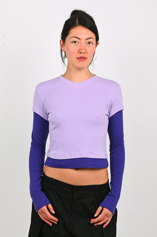 ESS·BEE 'Tea Break' Long Sleeve in Purple
