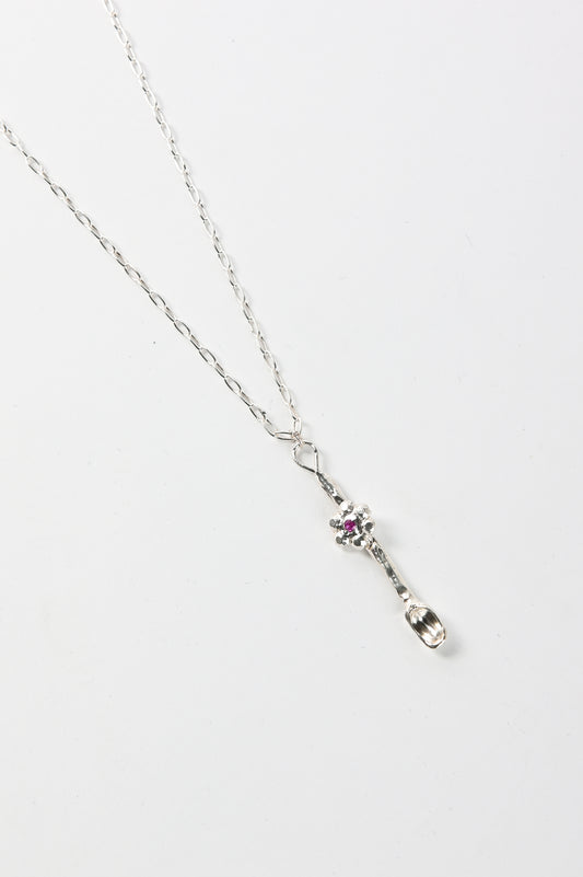 Sacreflux 'Encrusted Spoon' Necklace