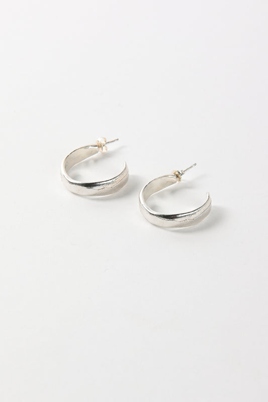 Sacreflux 'Fingerprint' Hoop Earrings