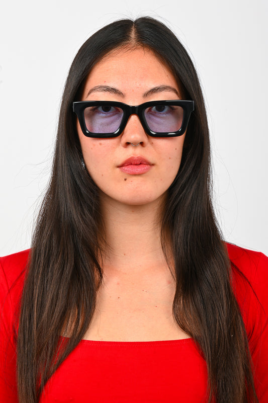 Hot Futures 'Jet' Sunglasses in Black/Blue