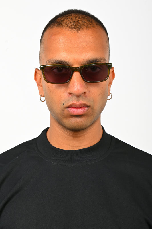 Hot Futures 'Trinity' Sunglasses in Green