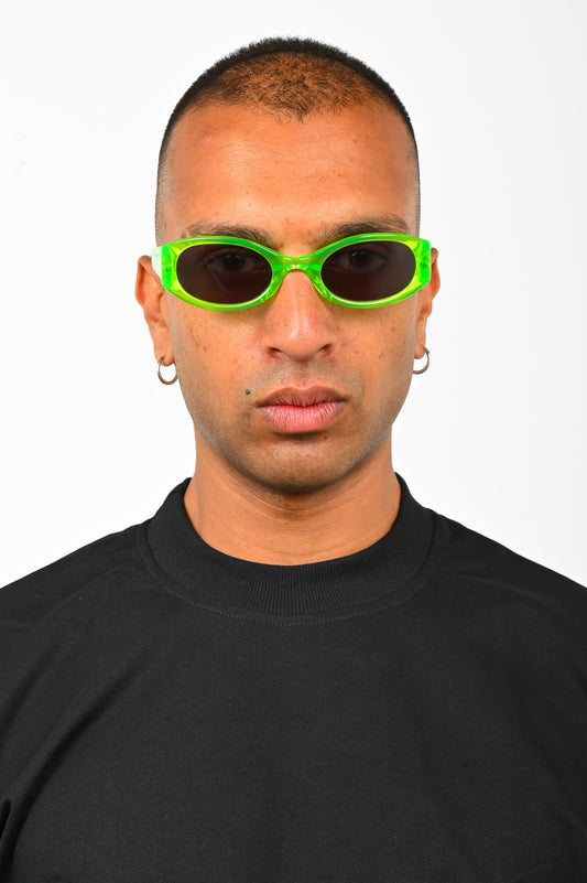 Hot Futures 'Baby Racer' Sunglasses in Green
