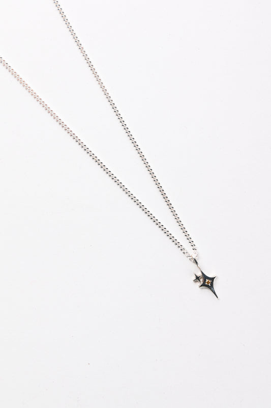 Oliver Thomas 'Sparkle' Necklace With Yellow Sapphire