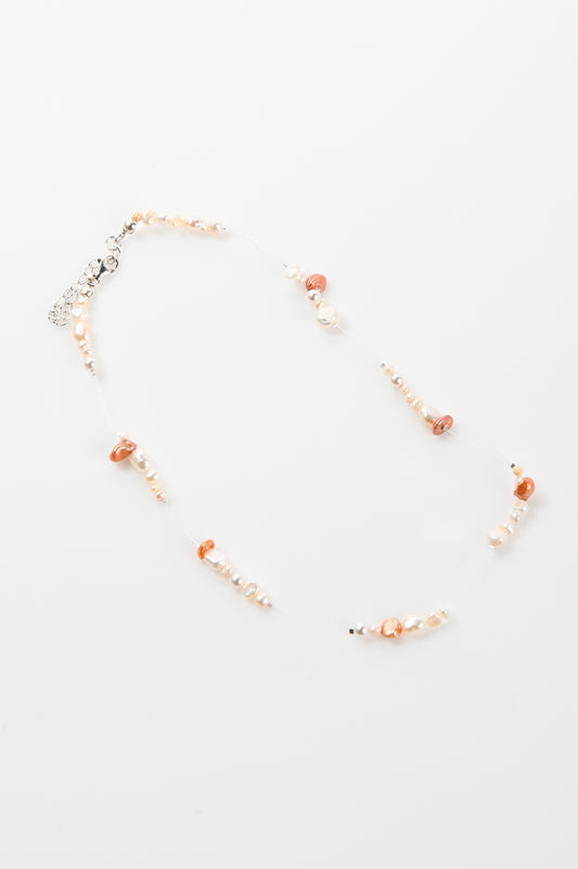 Nadia Ridiandries 'In This Space' Necklace In Coral