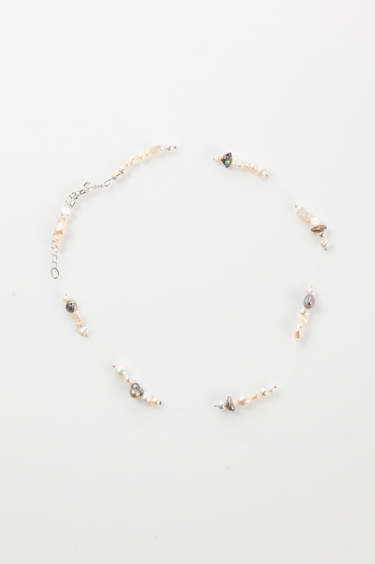 Nadia Ridiandries 'In This Space' Necklace In Grey