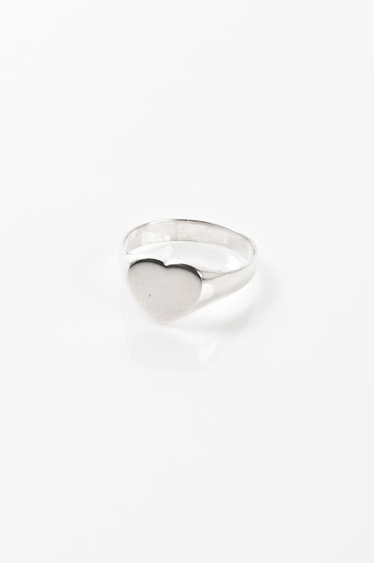 Jake Cheeseman Silver 'Heart' Ring