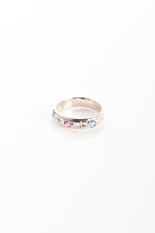 Sacreflux 'Star Band' Ring
