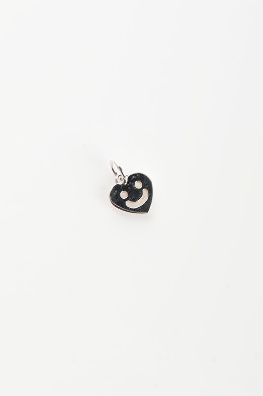 Jake Cheeseman Silver 'Smiley Heart' Pendant