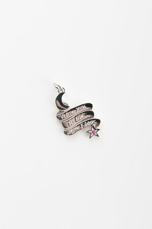 Jake Cheeseman Silver 'Moon & Back' Pendant