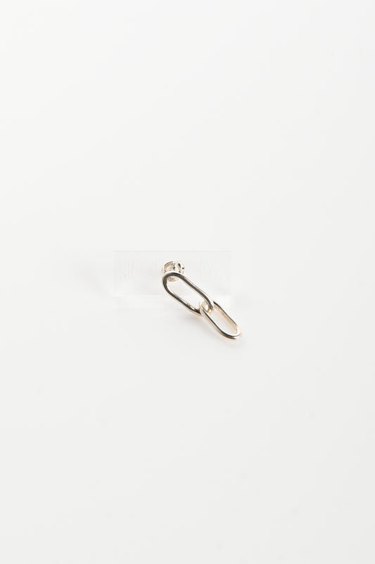 Kick In The Eye Silver 'Original Chain' Earring