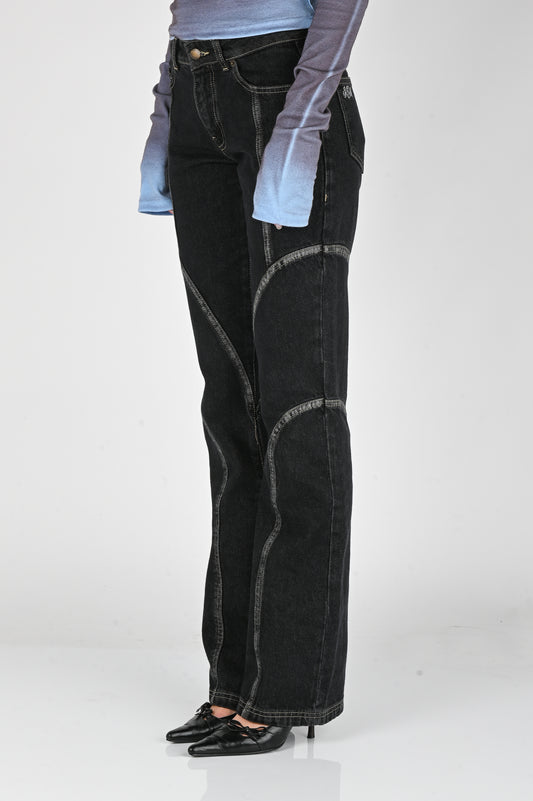 Kernemilk 'Salo' Jeans in Salt & Pepper