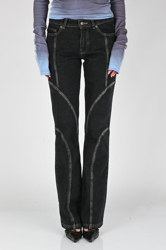 Kernemilk 'Salo' Jeans in Salt & Pepper