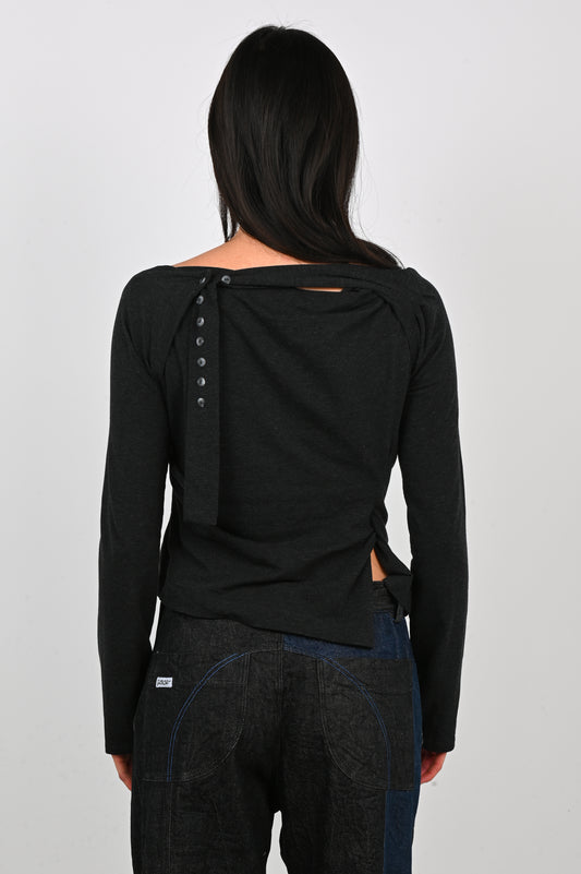 KATALYST 'Axis' Bolero in Charcoal