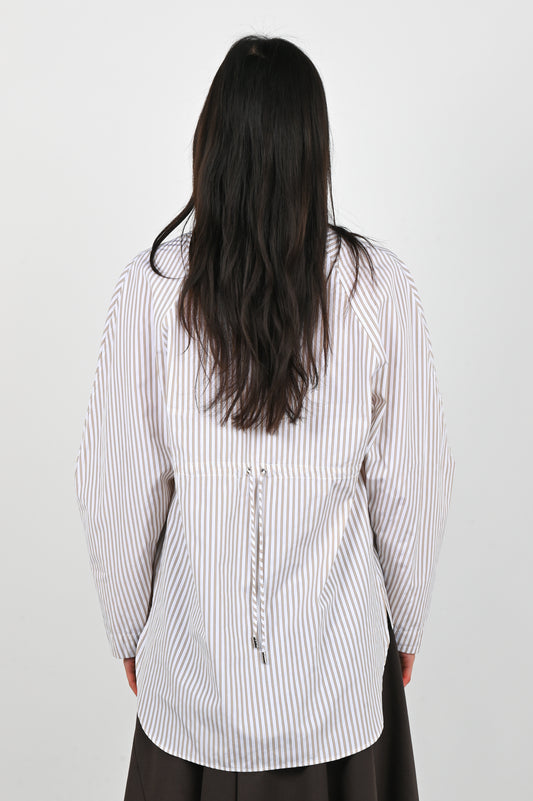 KATALYST 'Raglan' Dress Shirt In Beige/White