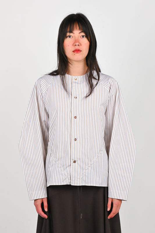 KATALYST 'Raglan' Dress Shirt In Beige/White